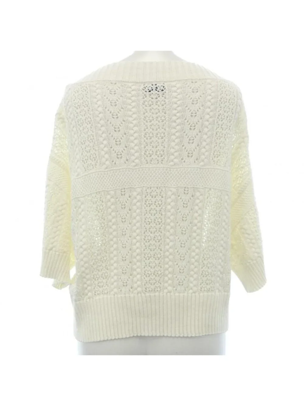 Chanel Knit Sweater White
